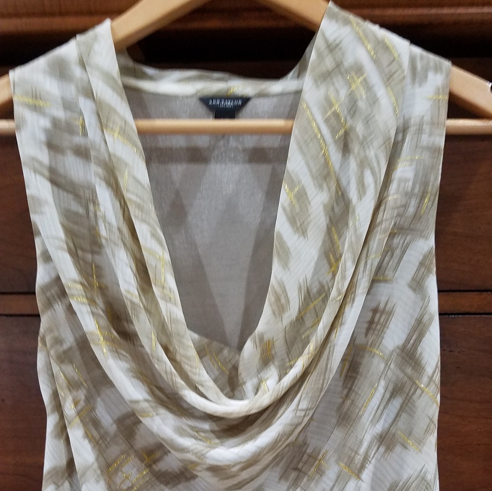 ANN TAYLOR cowl neck blouse